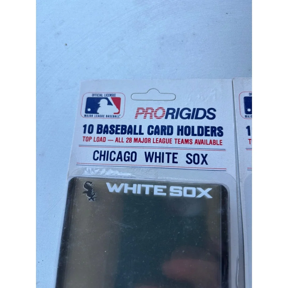 ProRigids Chicago White Sox Baseball Card Holders 10 Pack MLB Top Load Lot of 2